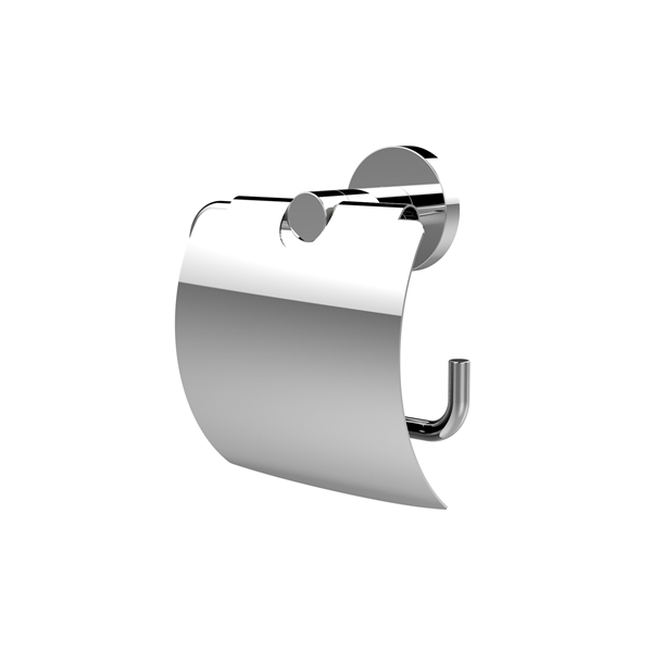 Toilet paper holder with cover