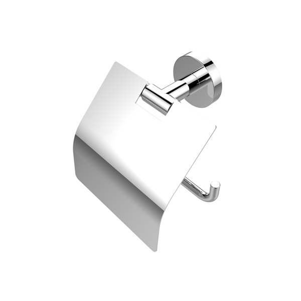 Toilet paper holder with cover