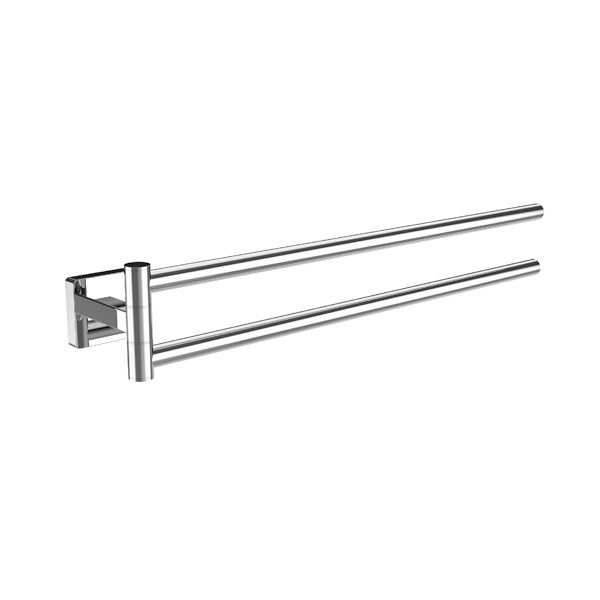 V11 Swivelling double-arm towel holder